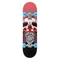 Xootz Kids Skateboard, Double Kick Trick Skate Board with Maple Deck, for Boys & Girls, Multiple Designs, 31 inch