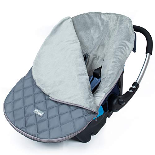 Orzbow saco grupo 0 universal, Saco silla paseo invierno funda maxicosi para Cochecito coche bebe - impermeable y cortavientos (Gris claro)
