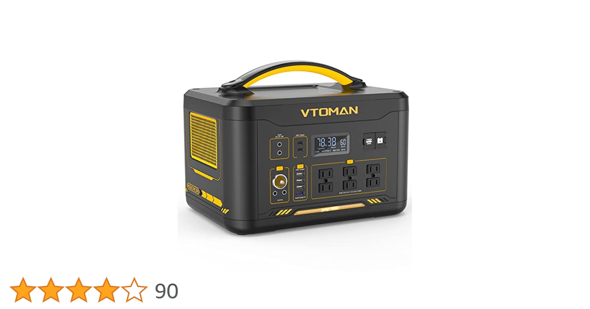 Amazon.co.jp: VTOMAN JUMP1500X ポータブル電源 大容量 828Wh