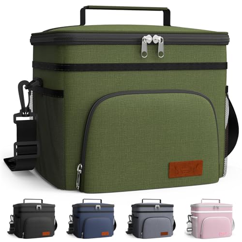 Image of HOTOR Insulated Lunch Box Men Women Leak-Proof Cooler Lunch Bag 15L