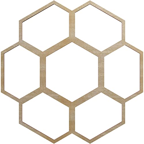 Image of Ekena Millwork 16 inchOD x 5 5 /8 inchID x 3 /8 inchT Florin Wood Fretwork Pierced Ceiling Medallion, Birch
