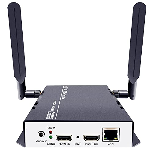 ISEEVY WiFi HDMI Video Encoder H.265 H.264 HDMI to IP Streamer with Loopout for Live Stream, Broadcast Support SRT RTMP RTMPS RTSP UDP HTTP FLV HLS TS Protocol and Live Platforms