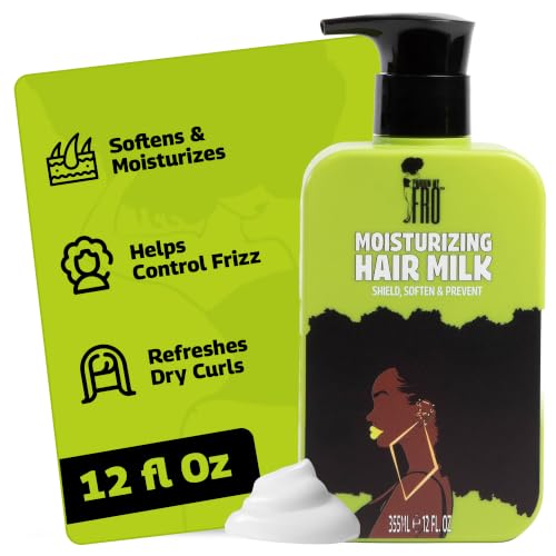 Pardon My Fro Moisturizing Hair Milk Leave-In Conditioner Curls 12 Fl Oz
