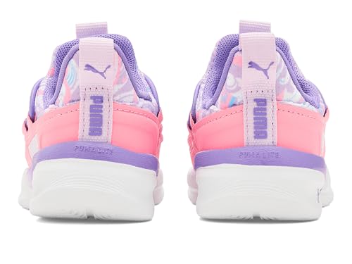 Image of PUMA Girls One 4 All Slip-On Shoes (Toddler) White /Lilac Frost /Pearl Pink 9.5 Medium Toddler