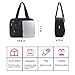 SteamedBun Ita Bag Heart Japanese School Bag Kawaii Large Shoulder Anime Purse(Black)