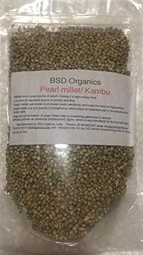 BSD Organics HealthY Pearl Millet/Kambu - 500 g / 1.1 Pounds