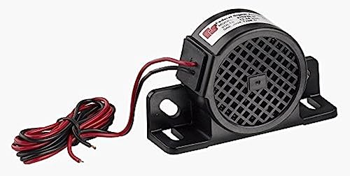 Federal Signal 210240-W 2012 Series Back-Up Alarm, Wire Terminals, 102 Db(A) , Black #TOP20