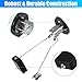 X AUTOHAUX 83320-19398 Fuel Tank Float Gauge Sending Unit Fuel Level Sensor for Toyota Corolla KE70 1979-1987 Plastic Metal Black Silver Tone