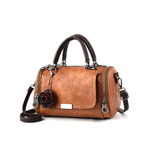 Bolso tote retro para mujer con charm floral vintage miniatura 1