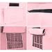 apott Dog Crate Cover Waterpoof Pink Pet Kennel Covers for Puppy Cat Indoor Outdoor Fit for 1 Door Wire Crate, 18.50x12.60x14.96 Inch