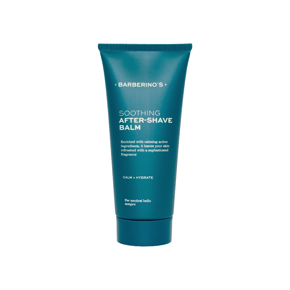 Barberino's Balsamo Dopobarba Lenitivo - Idrata e Calma la Pelle dopo la Rasatura - Formula Rinfrescante per una Sensazione di Comfort - 100ml