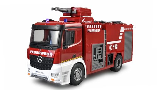 Amewi 22503 Mercedes Benz Feuerwehr-Loeschfahrzeug - Lizenzfahrzeug 1:18 RC...