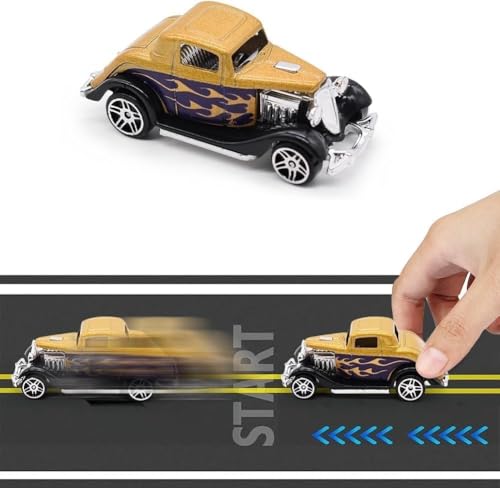 Image of Minniq STOREModel Alloy Vehicle Model Vintage Metal Cars 6 Pcs Vehicles, Car Play Set for Toddlers,Boys Die-Cast Car Set Vehicle Racing for Kids (Vintage Metal Cars 6 Pcs)