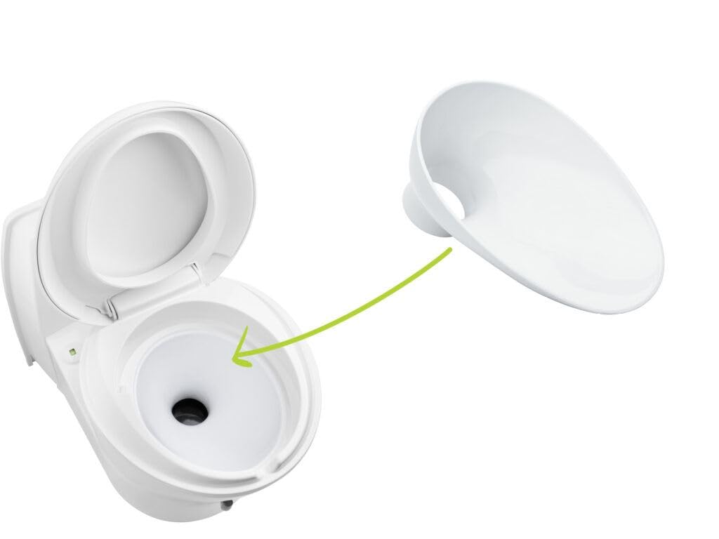 Thetford White Twusch Ceramic Insert For C200 Cassette Toilet