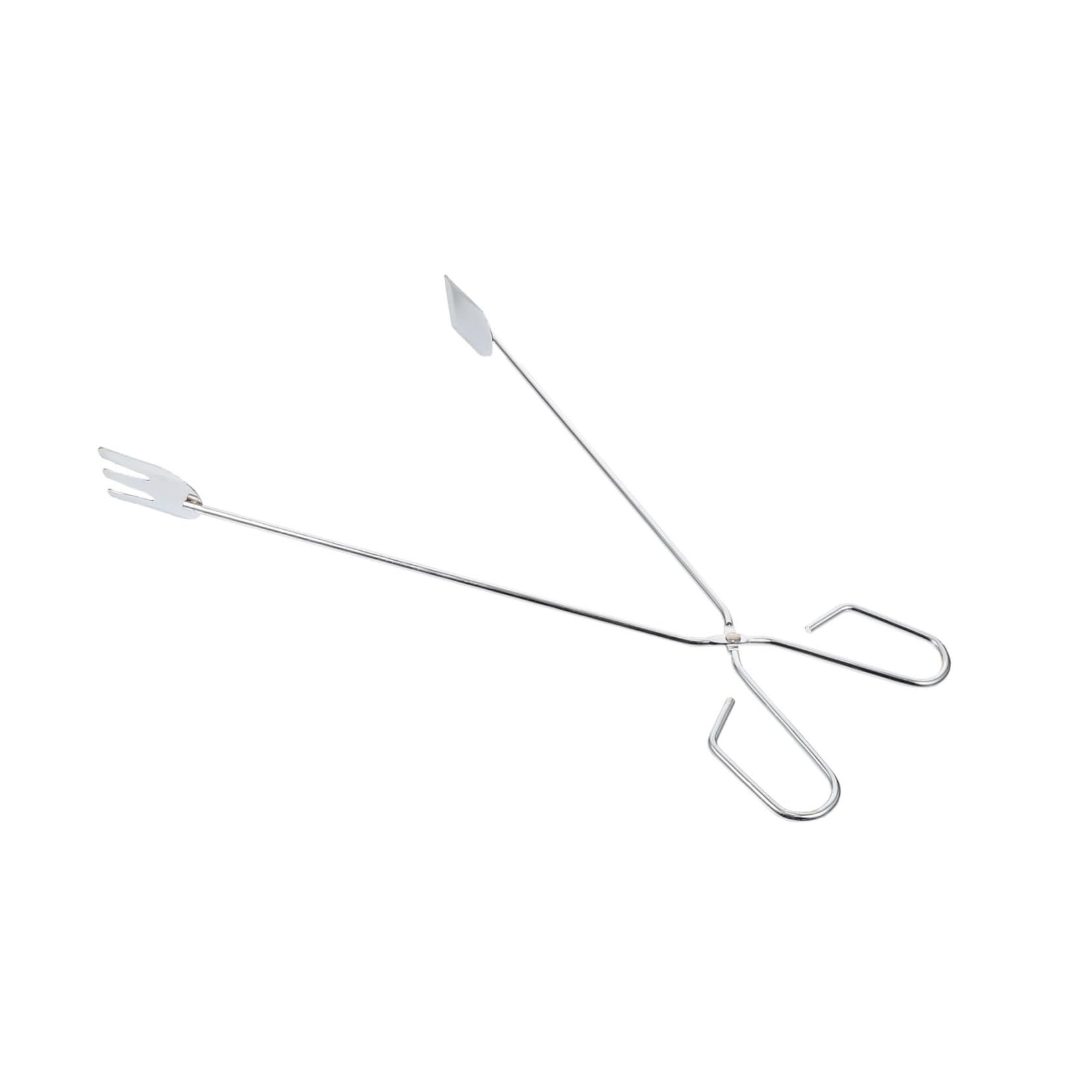 POPETPOP 5Pcs Charcoal Scissor Tongs Chromium Plating Bbq Tool Clamp for Outdoor Grilling Camping Picnics Durable Charcoal Handling Equipment for Efficient Cooking