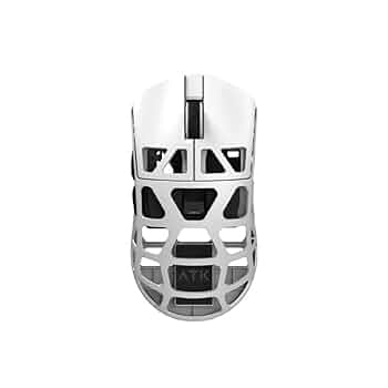 Amazon.co.jp: ATK ワイヤレスゲーミングマウス FIERCE X White