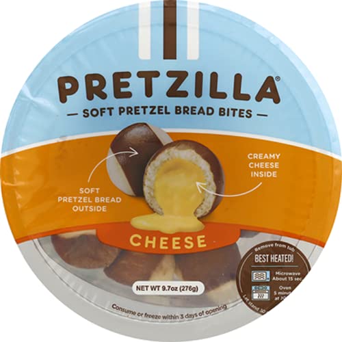 Pretzilla | SOFT PRETZEL BITES WITH CHEESE | 9.7oz.