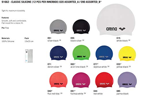 arena Unisex badmuts Classic Silicone (versterkte rand, minder wegglijden van de kap, zacht) - Image 8