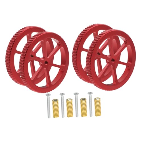 OKUMEYR Hand Twist Leveling Nut Compression Springs for 3d Printer Hot Bed, Easy Adjustment, Sturdy Iron Parts for DIY B