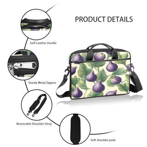 Funda para laptop de 15 pulgadas con diseño de hojas de higo miniatura 4