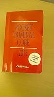 Pocket Criminal Code 2015 077986154X Book Cover