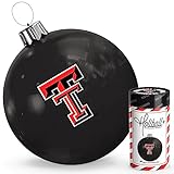 Holiball Inflatable Collegiate Holiday Ornament – Ultimate Indoor/Outdoor Decoration – Reusable & Storage Friendly – for Weddings, Parties, Events, Team Colors – 30" – Texas Tech University
