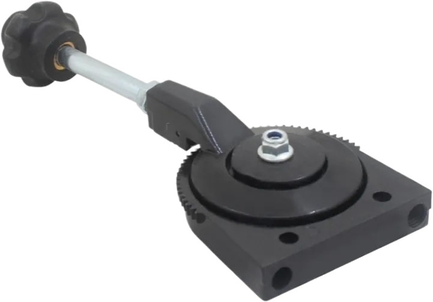 Excavator Manual Throttle Control for Harvester Tractor Ship Manure Spreader Throttle Cable Assembly Self-Locking Controller(with 1.5m Cable)