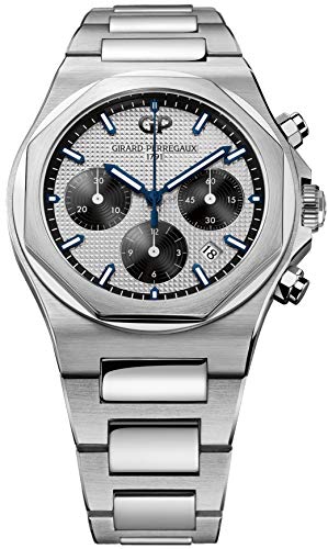 Girard Perregaux Laureato Chronograph 42mm Mens Watch 81020-11-131-11A, Silver