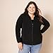 Amazon Essentials Women's Classic-Fit Full-Zip Polar Soft Fleece Jacket (Available in Plus Size), Black, Medium