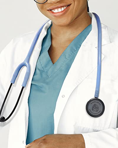 Fricare Lightweight Classic Adult Stethoscope Dual Head For Doctors Nurses Medical Professional Heartbeat Monitoring, 28 Inch Latex-Free Blue Tube #TOP4