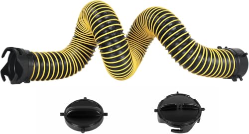 Image of 5FT RV Sewer Hose Extension Camper Sewer Hose Extension with Caps