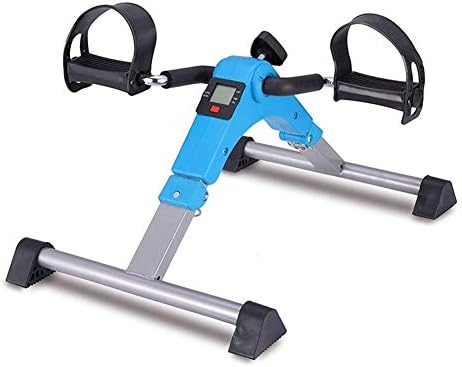 Portable Folding Mini Exercise Bike - Home Pedal Exerciser for Rehabilitation & Workout - Compact Fitness Equipment for Cardio & Strength Training