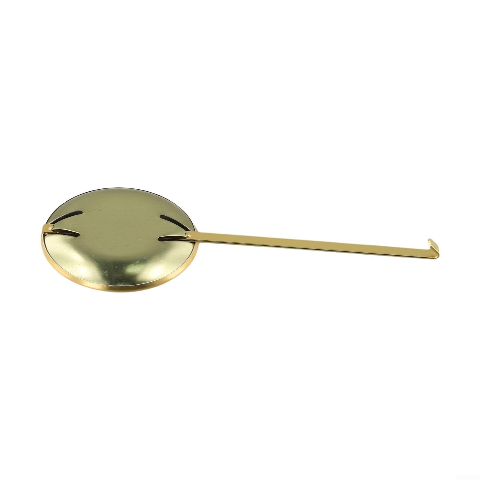 Pendolo in metallo movimento oscillante al quarzo accessori per orologio da parete oro lucido parti di ricambio fai da te con diametro 6,1 cm e lunghezza 15,9/21,6 cm (lunghezza 150 mm)