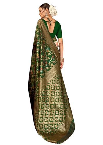 Sari indien traditionnel en soie douce Pallu vêtement de fête chic