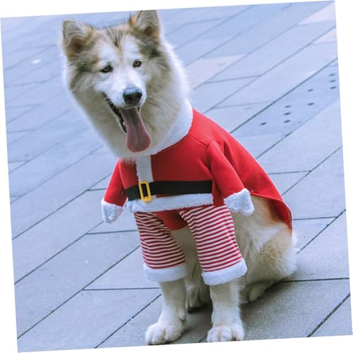 Disfraz Navideño para Perros y Gatos SUPVOX 5XL Rojo miniatura 5