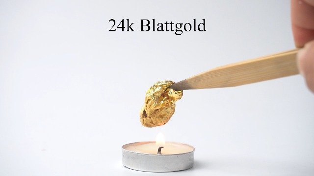 KINNO Echte Blattgold Essbar 24 Karat Goldfolie 4.33 * 4.33cm zum Basteln Lebensmittel Kuchen Backen Torten Dekorfolie… – Bild 8