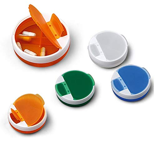 Portapillole con meccanismo a rotazione per