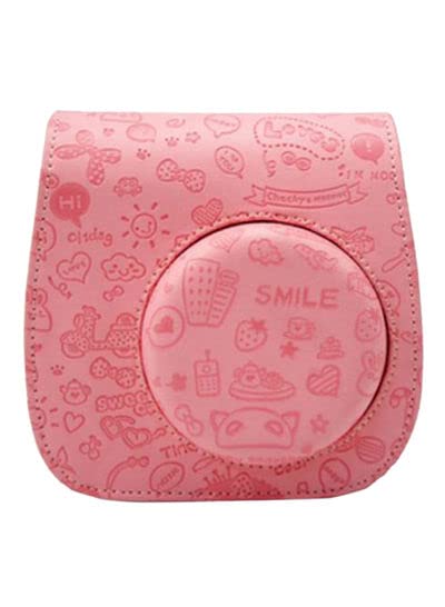 COOLBABY Cartoon Camera Case Bag For Fujifilm Instax Mini 8 Pink