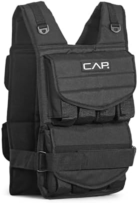 CAP Barbell Adjustable 40 lb Weighted Vest – Best High-Capacity Training Vest