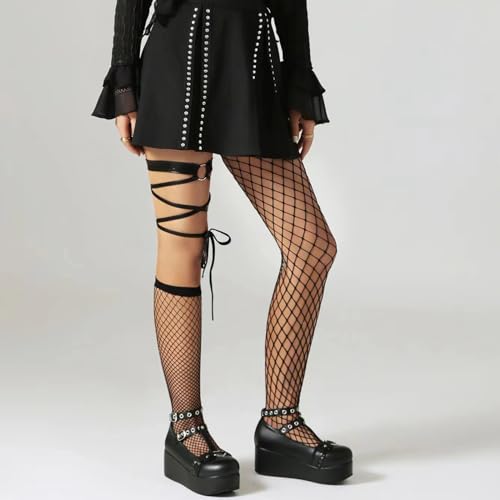 Goth Shoes for Women Platform Mary Jane Sweet Flatform Lolita Round Toe Studded Metal Decoration Punk Shoes Black T Strap Pumps3