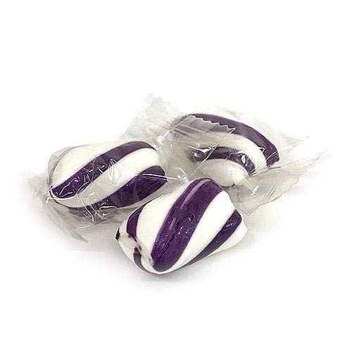 Hard Candy Twists, 3 LB Bulk Bag (Purple & White Grape Twists)