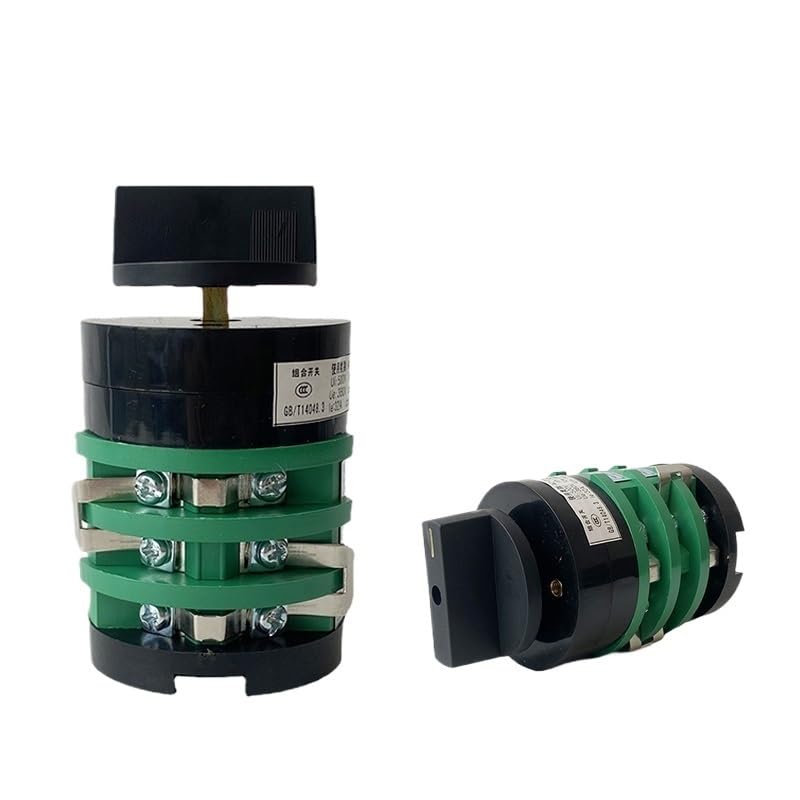8 Position Rotary Switch Welding Machine Cam Switches AC50Hz 32A 3 Poles Green Universal Changeover Welder