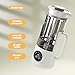8-IN-1 IAGREEA Nut Milk Maker Machine, 35 oz Soy Milk Maker, Oat, Soy, Plant Based and Dairy Free Beverages, Juice, 2H Keep Warm Countertop Blender, 10 Blades, 12H Delay Start, BPA-Free, Self-Cleaning
