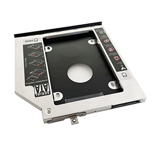 Caddy para segundo disco HDD SSD para HP EliteBook 2570p 2560p miniatura 3