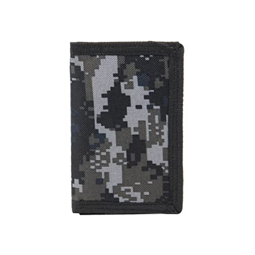Naudamp RFID Outdoor Camouflage Trifold Wallets para Hombres Mini Monedero con Cremallera para Mujeres y Niños Cover