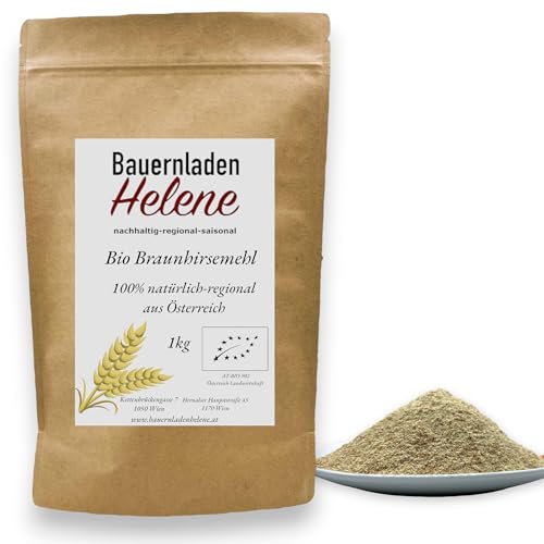 Genießen Sie Qualität: Feinst vermahlenes Bio Braunhirsemehl - Direkt vom Bauernhof 1Kg