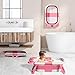 MoreFeel Collapsible Baby Bathtub for Newborn with Thermometer & 1 Hooded Towel & 1 Soft Floating Cushion,Portable Travel Bathtub with Drain Hole, Durable Foldable Baby Tubs for Infants to Toddler