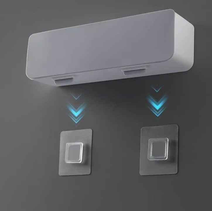 Miniatura 6 de Juego de cajas de condimentos acrílicas montadas en la pared, 5 piezas, transparente