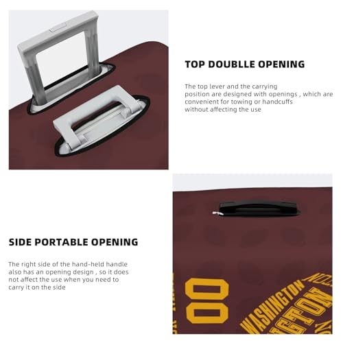 generic Washington Custom Personalized Suitcase cover,Sports Style Luggage Cover,Protect your suitcase from scratches and keep it clean,make your suitcase unique.Great Gifts Of Sports Fans!4