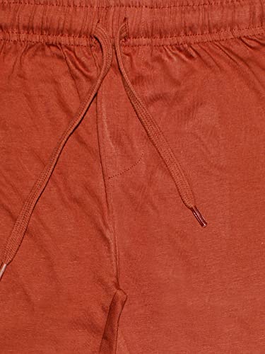 Image of KiddoPanti Boys Solid Knee-Length Basic Short | 100% Cotton Knit Fabric | Comfortable Fit with Elastic Waistband and Functional Drawcord | 2 Front Pockets Half Pant | Boys Shorts